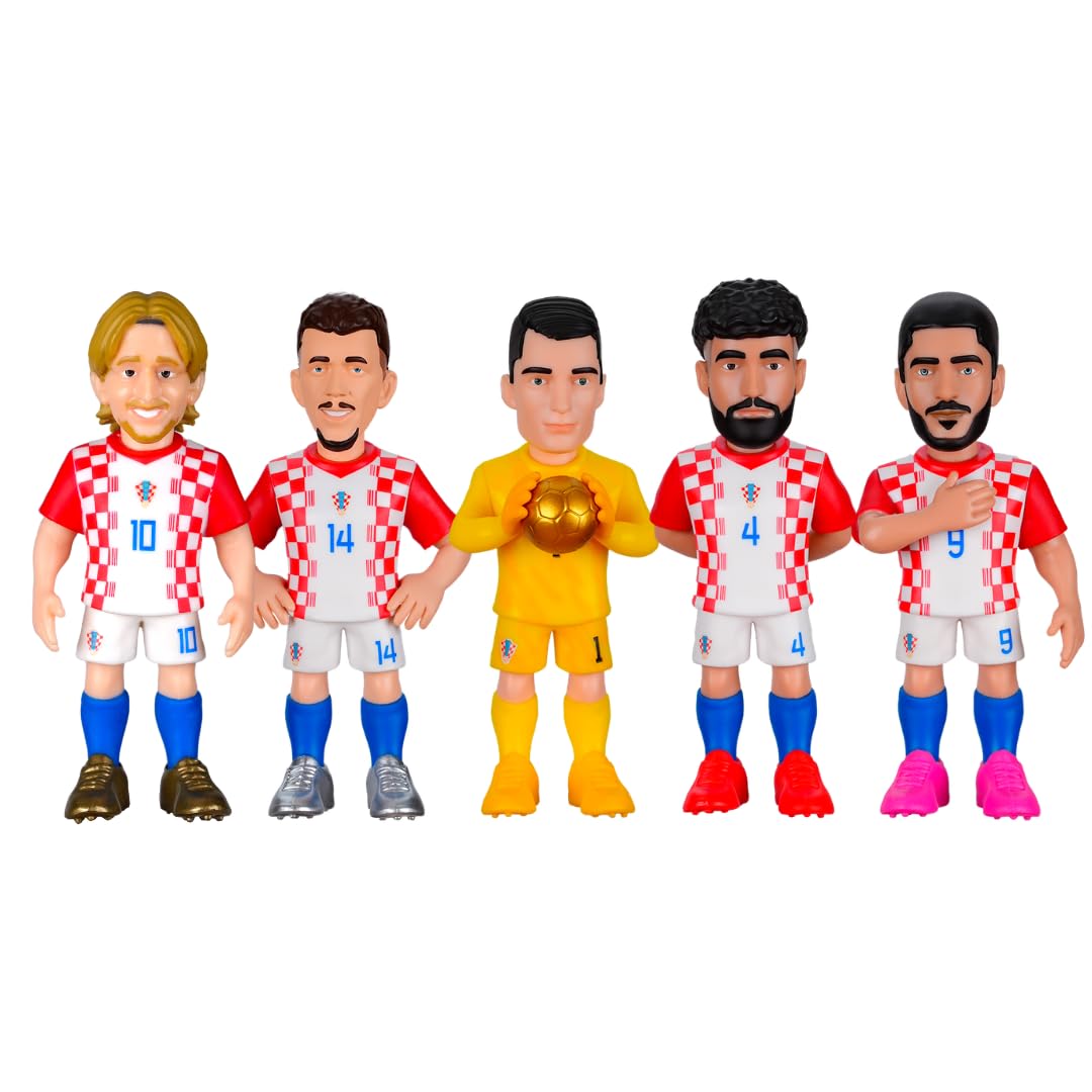 Amazon.co.jp: Minix クロアチア代表サッカーフィギュア 5個パック